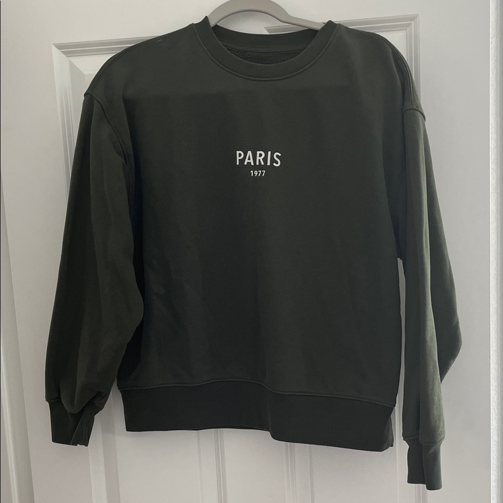 American Eagle Outfitters Dark Green Sweatshirt